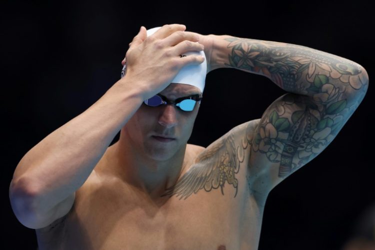 Caeleb Dressel competes at the US Olympic swimming trials. ©AFP