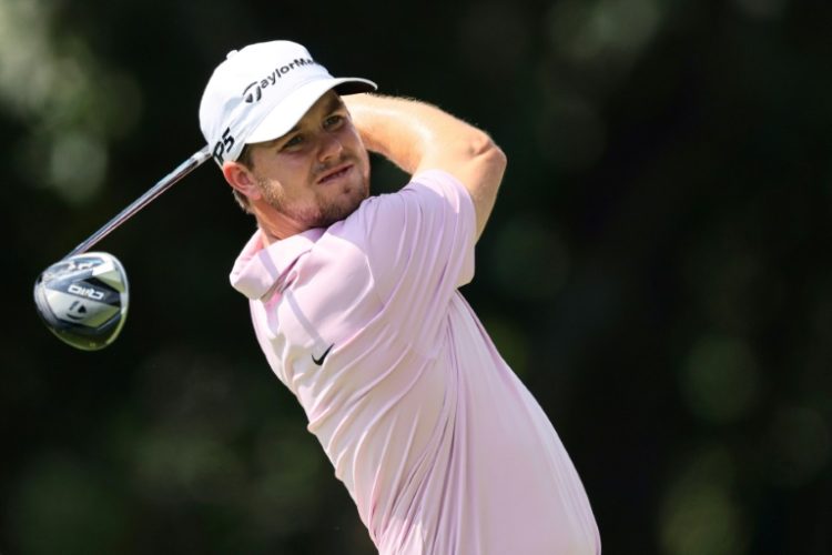 American Pierceson Coody plays a shot on the way to the first-round lead in the US PGA Tour ISCO Championship. ©AFP