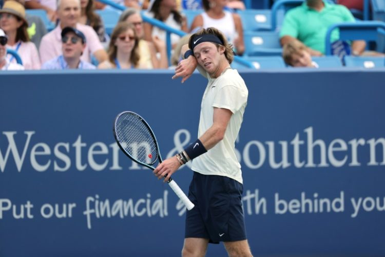 Top seed Andrey Rublev beat France's Luca Van Assche in his opening match at the ATP Washington Open. ©AFP