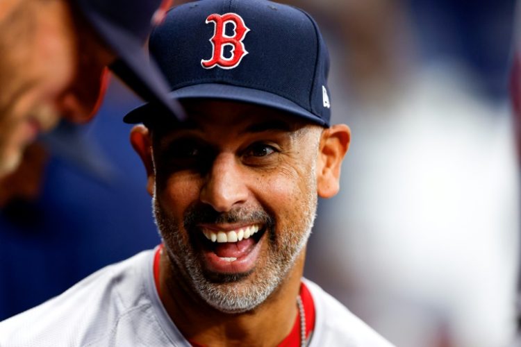 Boston Red Sox manager Alex Cora has agreed on a three-year contract extension with the MLB club, the team announced. ©AFP