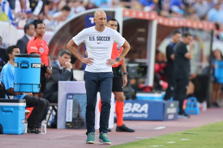 Gregg Berhalter insisted he's the right man to lead the USA to the 2026 World Cup despite Monday's Copa America exit. ©AFP