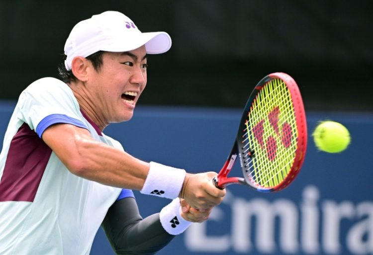 Japan's Yoshihito Nishioka defeated Australian Jordan Thompson in the final of the ATP Atlanta Open. ©AFP