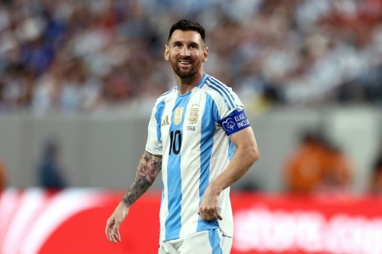 Argentine star Lionel Messi of Inter Miami was among players announced as being on the MLS squad for the July 24 MLS All-Star Game against an all-star lineup from the Mexican League. ©AFP
