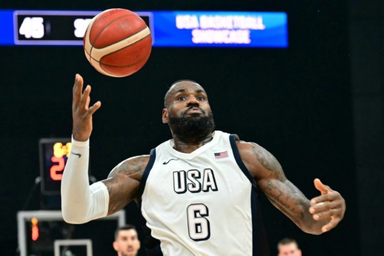 LeBron James said being named as the male flagbearer for the US team was an honor. ©AFP