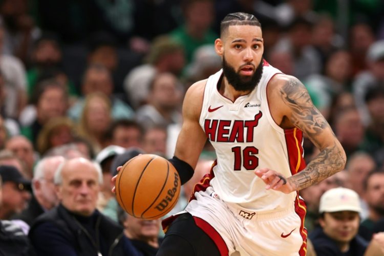 NBA guard Caleb Martin, who played for Miami last season, has agreed to a four-year free agent deal with the Philadelphia 76ers, according to multiple reports. ©AFP