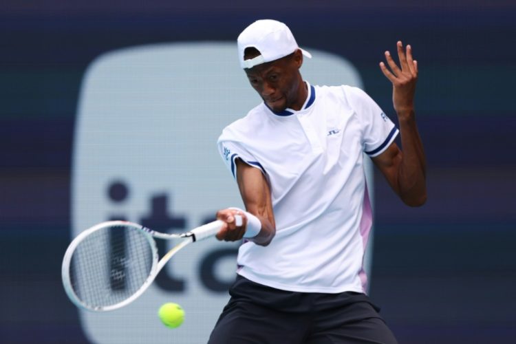 Chris Eubanks of the United States advanced to the semi-finals of the ATP Hall of Fame Open by defeating Australian Aleksandar Vukic. ©AFP