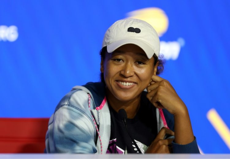 'Respect': Naomi Osaka speaks to the media ahead of her US Open clash against Jelena Ostapenko . ©AFP