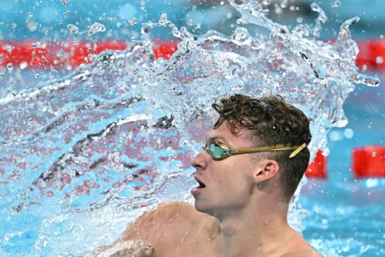 France's Leon Marchand was the star of the show in the pool at the Paris Olympics. ©AFP