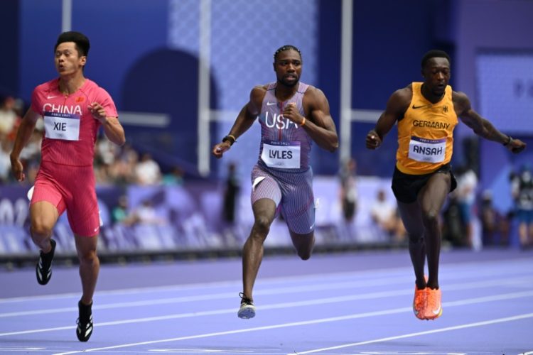 Noah Lyles had a shaky heat but is still favourite to take the Olympics men's 100m gold. ©AFP