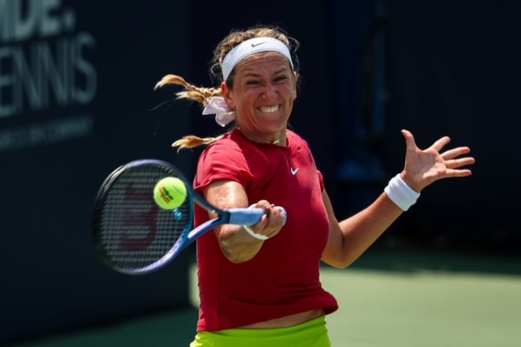 Two-time Australian Open champion Victoria Azarenka defeated China's Wang Yafan to book a quarter-final match against reigning two-time Australian Open champion Aryna Sabalenka at the ATP and WTA Washington Open. ©AFP