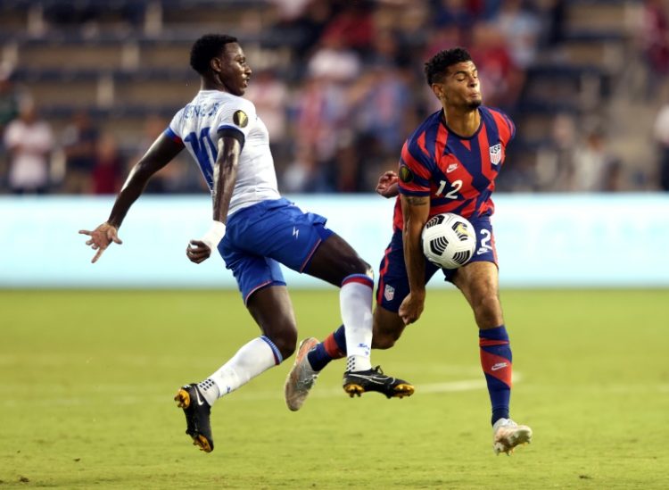 Derrick Etienne scored to help Toronto defeat Pachuca 2-1 and advance to a Leagues Cup knockout round against Inter Miami. ©AFP