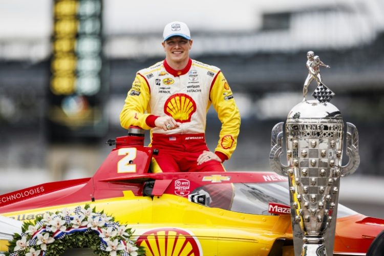 Two-time Indianapolis 500 winner Josef Newgarden won the IndyCar Bommarito 500 for the fifth time. ©AFP