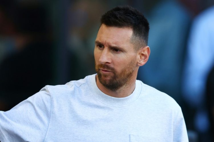 Argentine star Lionel Messi remains out of the lineup for Inter Miami after suffering a right ankle ligament injury in last month's Copa America final. ©AFP