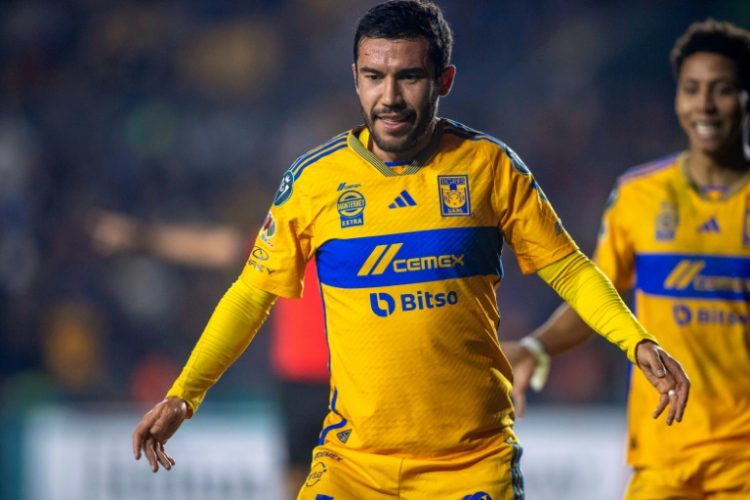 Juan Pablo Vigon scored in the 84th minute minute to give Tigres a 2-1 Leagues Cup group stage victory over defending champion Inter Miami. ©AFP