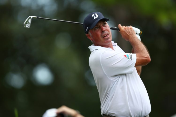 Matt Kuchar took a one-stroke lead when darkness halted play in the second round of the PGA Wyndham Championship. ©AFP