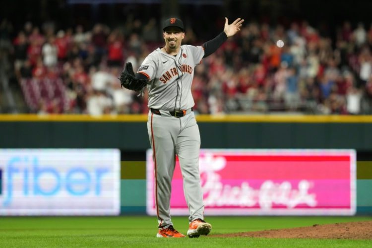 Blake Snell of the San Francisco Giants celebrates his first career Major League Baseball no-hitter after leading his club over the Cincinnati Reds 3-0. ©AFP