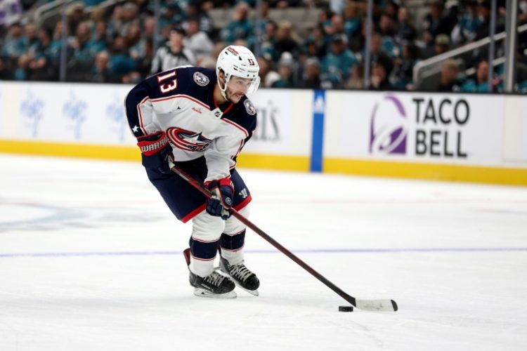 Johnny Gaudreau of the Columbus Blue Jackets was killed by a suspected drunk driver in New Jersey. ©AFP