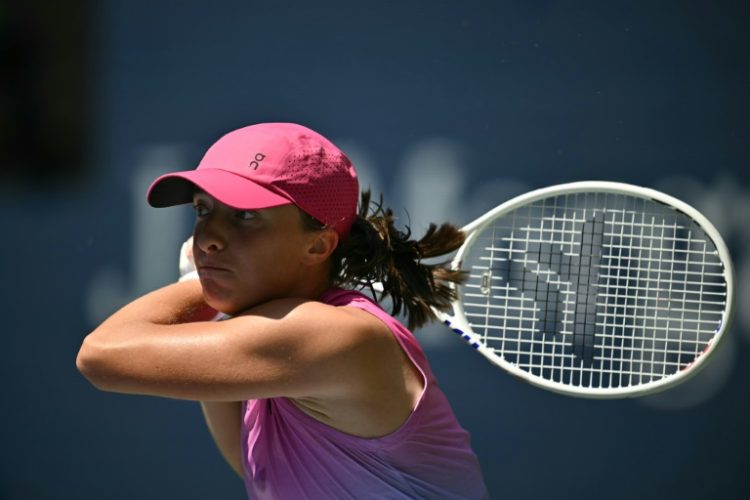 World number one Iga Swiatek takes on Russian Kamilla Rakhimova in the first round of the US Open. ©AFP