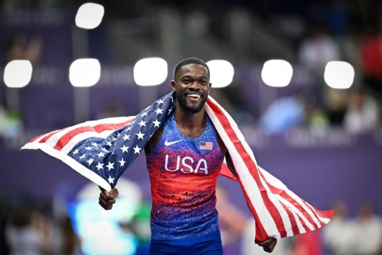 American Rai Benjamin ended his wait for a maiden global title at the Paris Olympics. ©AFP