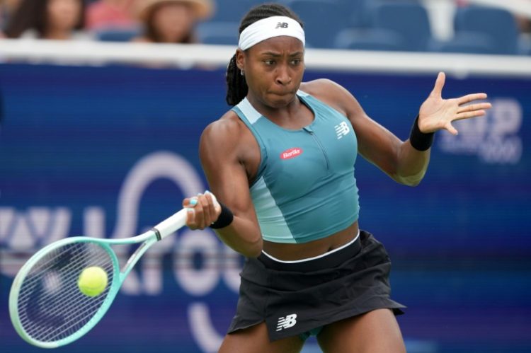 Second-ranked defending champion Coco Gauff of the United States lost to Yulia Putintseva of Kazakhstan at the WTA and ATP Cincinnati Open. ©AFP