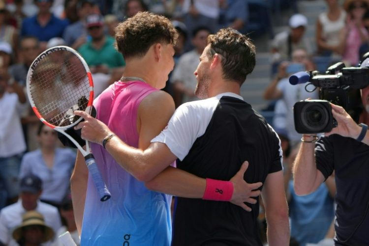 'So many people love him': Ben Shelton meets with Dominic Thiem . ©AFP