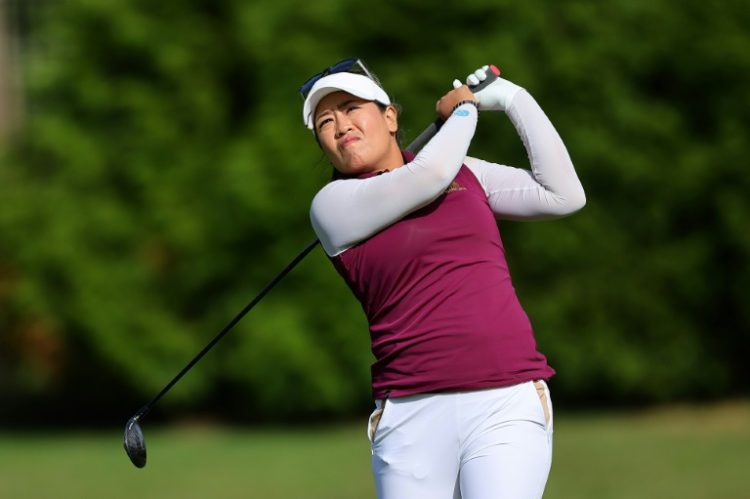 Thailand's Jasmine Suwannapura plays a shot on the way to the first-round lead of the US LPGA NW Arkansas Championship. ©AFP