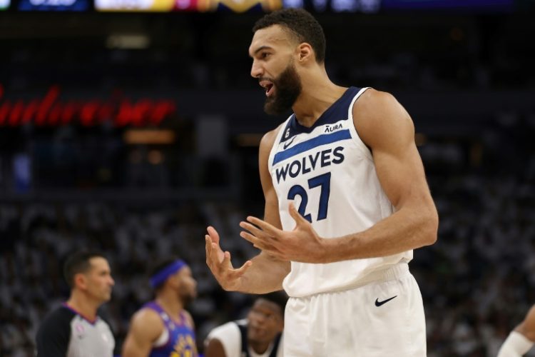 French center Rudy Gobert of the Minnesota Timberwolves said he was sad his achievements had triggered retired NBA legend Shaquille O'Meal to call him the all-time worst NBA player in a recent interview. ©AFP