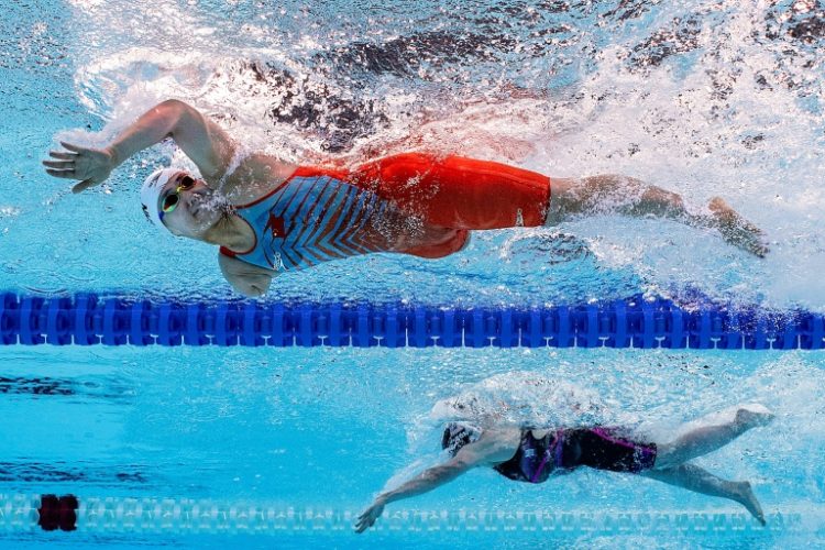 Jiang Yuyan won seven swimming gold medals at the Paris Paralympics. ©AFP