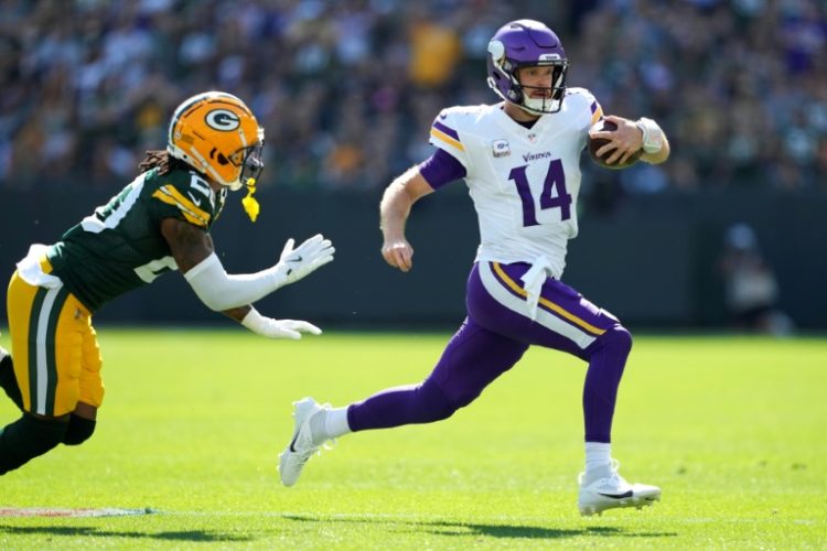 Sam Darnold led the Minnesota Vikings to victory at the Green Bay Packers as they made it 4-0 on the season.. ©AFP