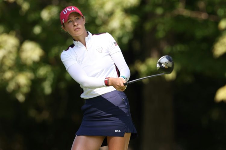 Top-ranked Nelly Korda of the United States will play in Friday morning's opening foursomes match at the 19th Solheim Cup. ©AFP