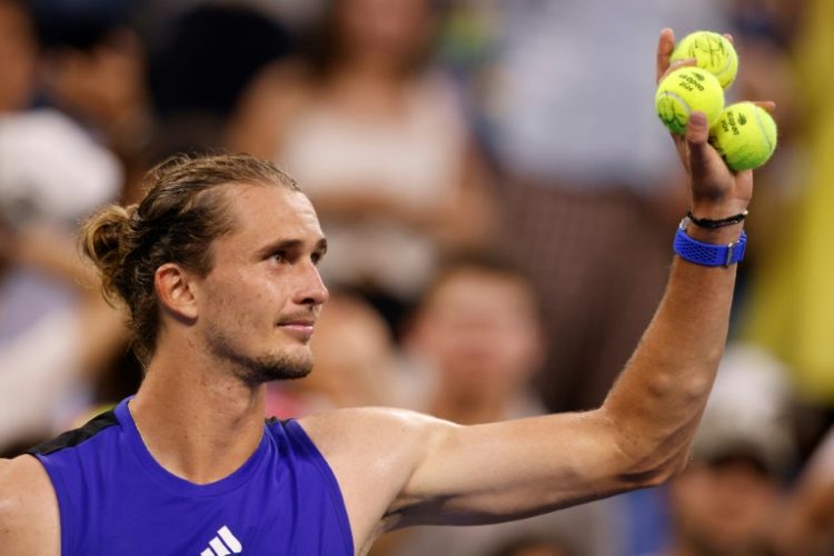 Back in the quarter-finals: Alexander Zverev . ©AFP