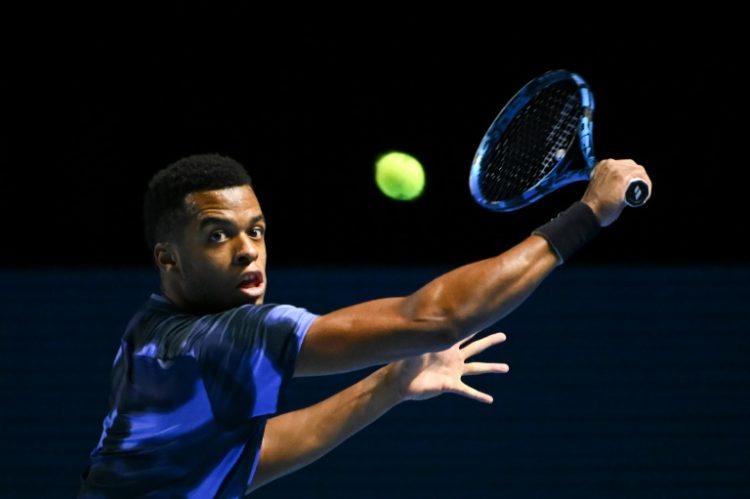 Giovanni Mpetshi Perricard hit 22 aces in his win over Ben Shelton in the Basel final. ©AFP