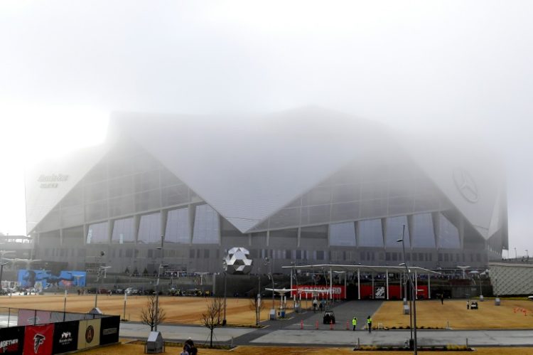 Atlanta's Mercedes-Benz Stadium has been named the site of the 2028 Super Bowl by the NFL. ©AFP