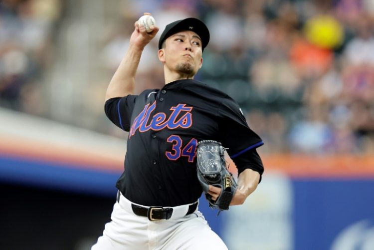 Japanese pitcher Kodai Senga will start for the New York Mets at Philadelphia in the opener of their Major League Baseball playoff series. ©AFP