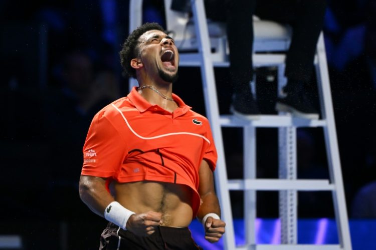 Arthur Fils saw off Stefanos Tsitsipas to reach the semi-finals in Basel. ©AFP