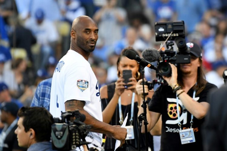 Late Los Angeles Lakers legend Kobe Bryant is inspiring the Los Angeles Dodgers in their postseason campaign. ©AFP