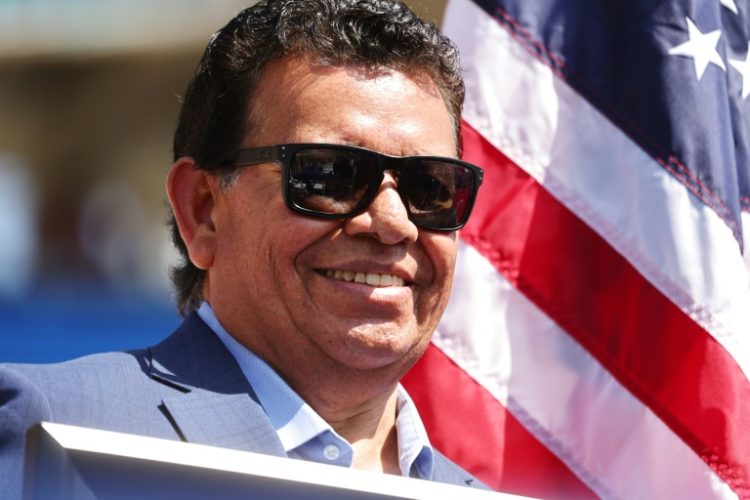 Los Angeles Dodgers legend Fernando Valenzuela died on Tuesday aged 63.. ©AFP