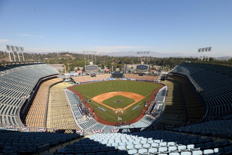 Dodger Stadium will host game one of the most eagerly-anticipated World Series in decades starting on Friday. ©AFP