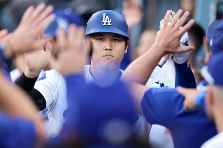 Shohei Ohtani launches his bid for a World Series ring as the Los Angeles Dodgers face the New York Yankees on Friday. ©AFP