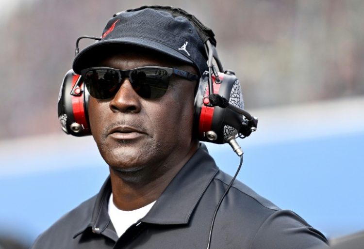 Six-time NBA champion Michael Jordan, a co-owner of 23XI Racing, was among those who filed an anti-trust lawsuit against NASCAR and its chief executive Jim France for unfair business practices. ©AFP