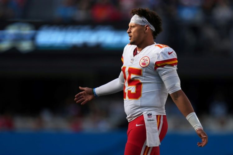 Patrick Mahomes of the Kansas City Chiefs was the top money-spinner in product sales among NFL players, the league's players' union announced. ©AFP