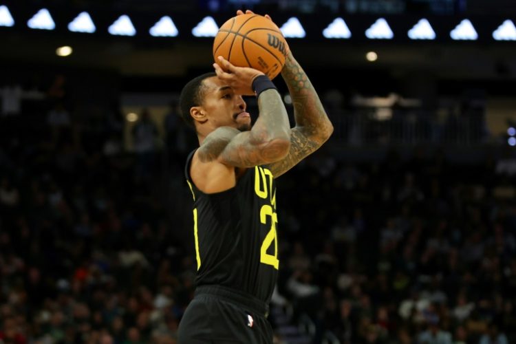 John Collins scored with six seconds remaining as Utah took down the Dallas Mavericks on Thursday. ©AFP