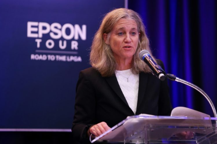 LPGA commissioner Mollie Marcoux Samaan said next year's 75th anniversary LPGA season will feature a record $131 million in prize money. ©AFP