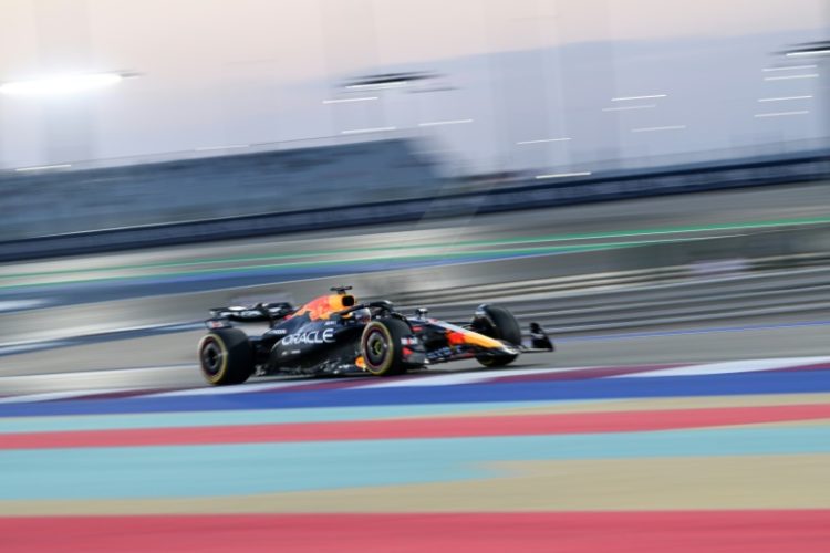 Red Bull Racing's Dutch driver Max Verstappen during the first practice session of the Qatari Formula One Grand Prix in Lusail, north of Doha. ©AFP