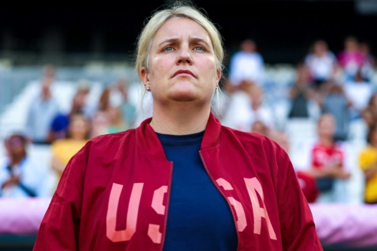 Former Chelsea boss Emma Hayes is now coach of the US women's team. ©AFP