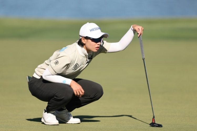 An Na-rin of South Korea fired an eight-under par 64 to grab a one-stroke lead after the opening round of the LPGA's season-ending Tour Championship. ©AFP