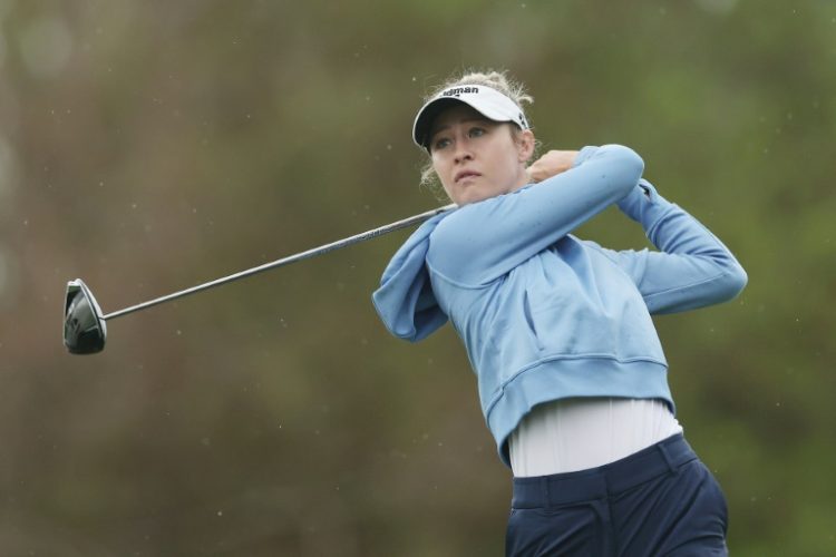 Top-ranked Nelly Korda of the United States seeks her eighth victory of the year at this week's season-ending LPGA Tour Championship. ©AFP