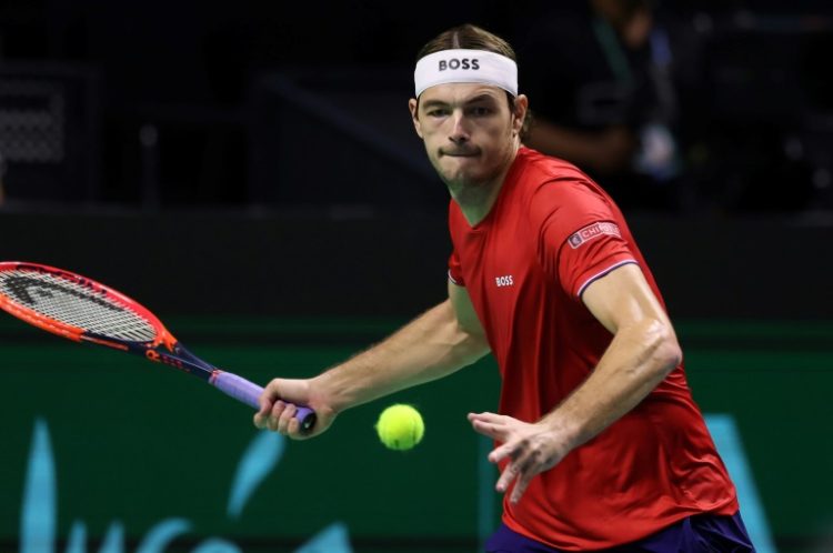 Taylor Fritz levelled the tie for the US against Australia. ©AFP