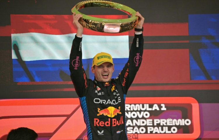 Max Verstappen can secure a fourth straight F1 world title this weekend in Las Vegas. ©AFP