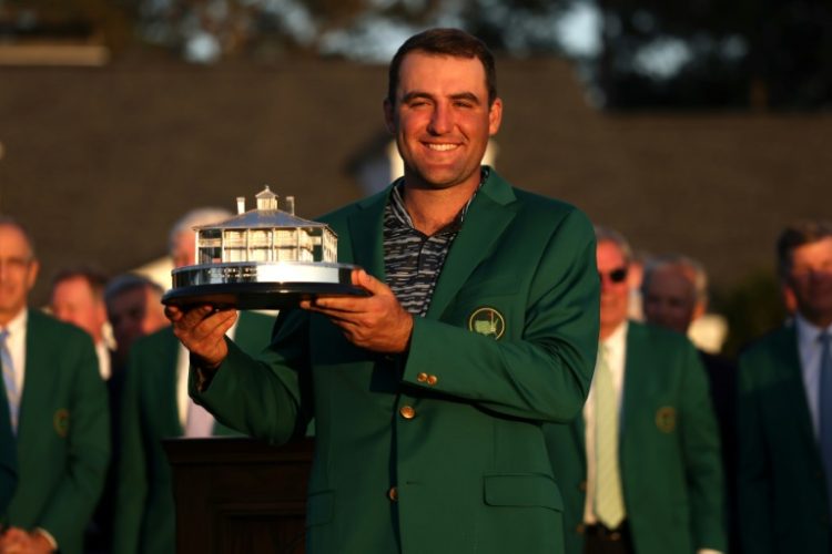 Scottie Scheffler won his second Masters green jacket as well as Paris Olympic gold this season. ©AFP